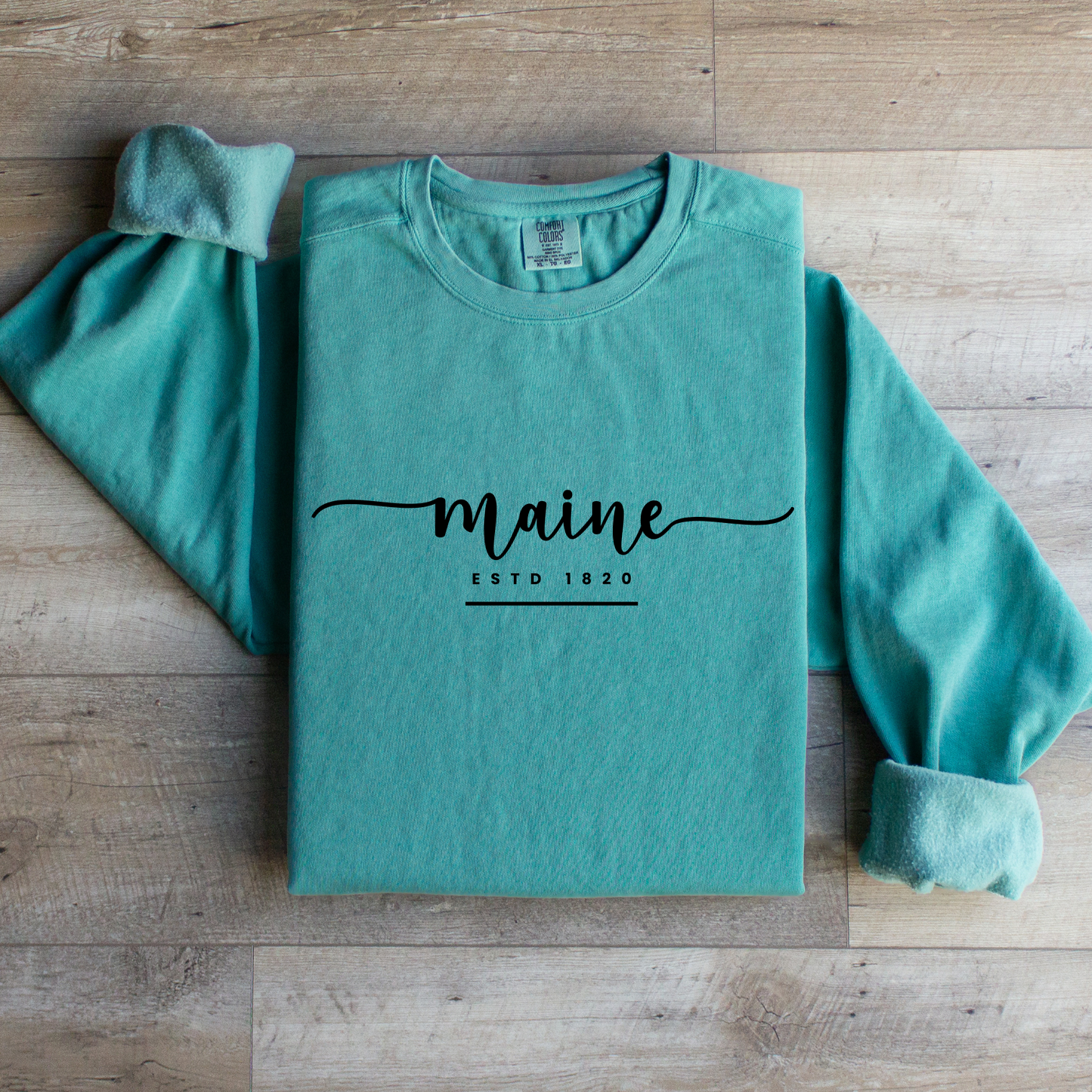 Comfort Colors Women's Sweatshirt - Maine Pride Pullover - Eddy and RitaComfort Colors Women's Sweatshirt - Maine Pride Pullover - Eddy and Rita