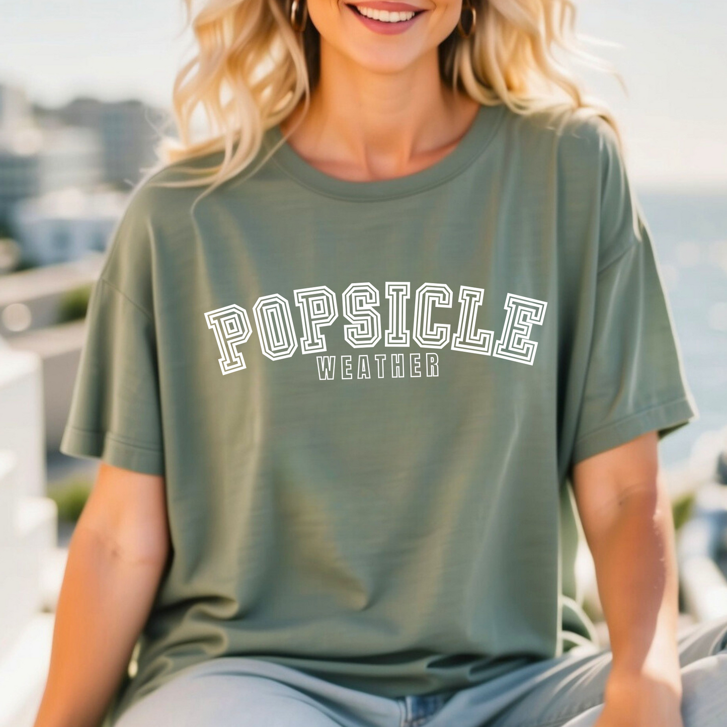 Popsicle Weather Women's Comfort Colors T-Shirt - Eddy and Rita