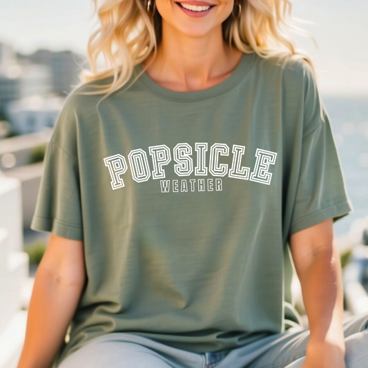 Popsicle Weather Women's Comfort Colors T-Shirt - Eddy and Rita