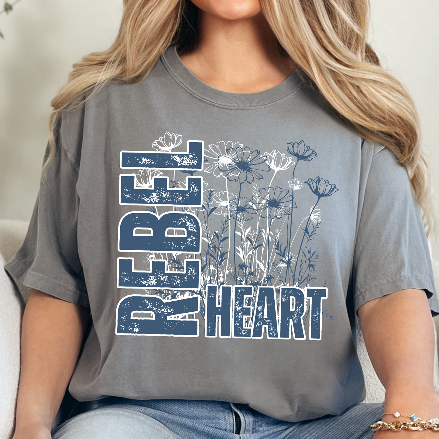 Wildflower Rebel Heart Women's Comfort Colors T-Shirt - Eddy and Rita