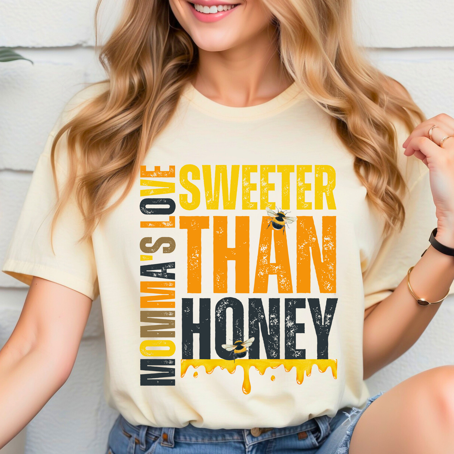 Sweeter Than Honey Women's Comfort Colors T-Shirt - Eddy and Rita