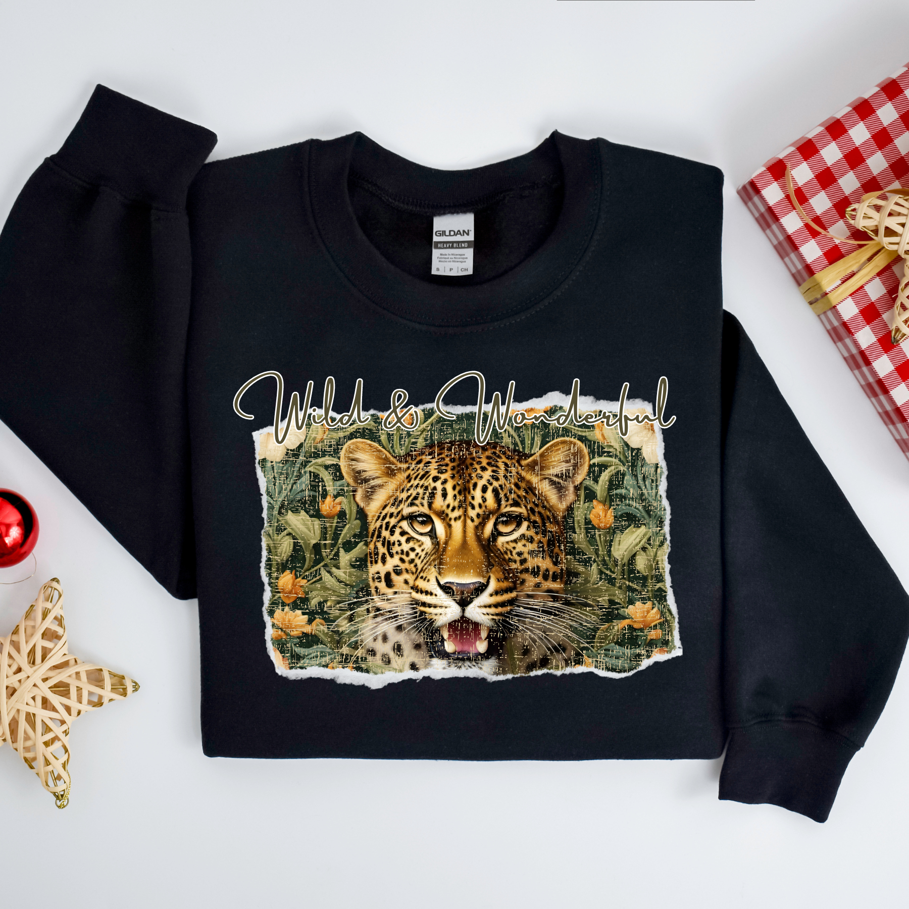 Wild and Wonderful Cheetah Women's Sweatshirt - Eddy and Rita