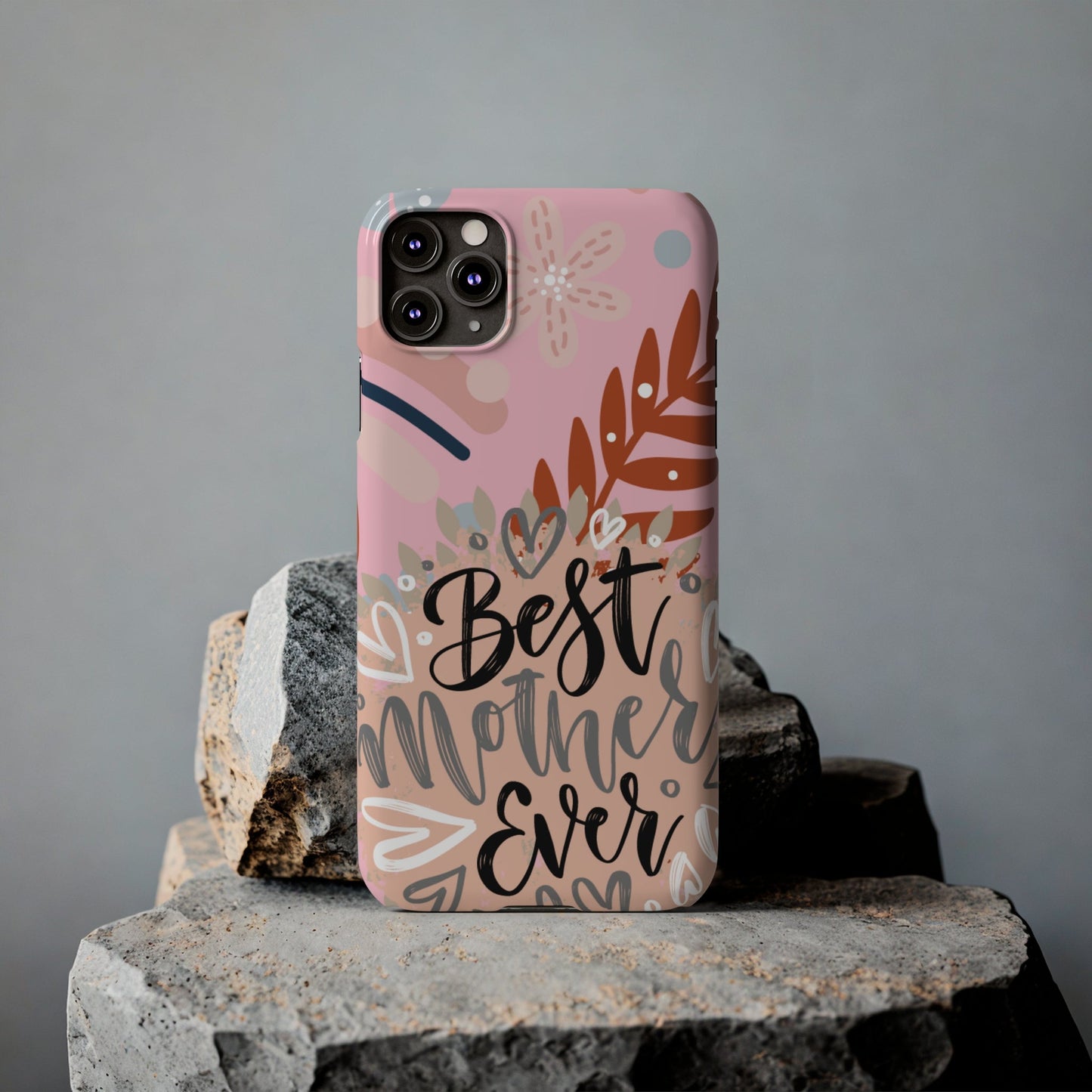 Best Mother Ever Botanical iPhone Case - Stylish and Heartwarming Protective Cover - Eddy and Rita