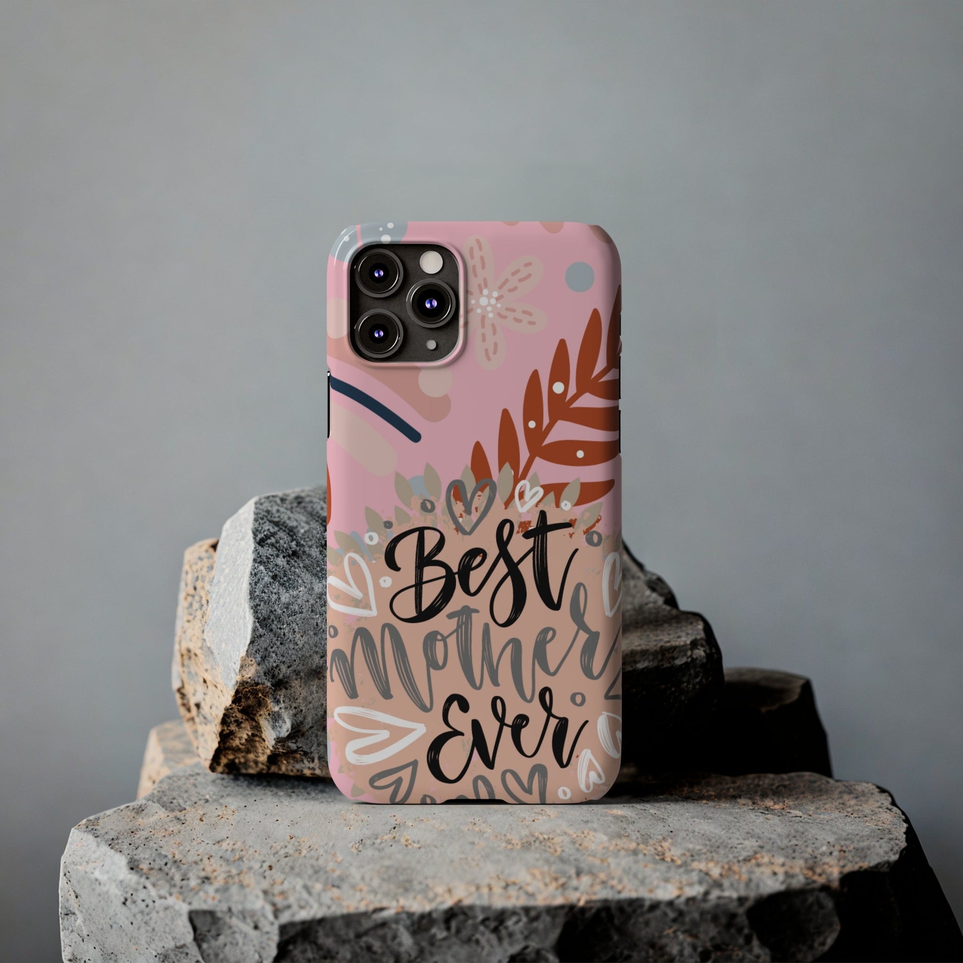 Best Mother Ever Botanical iPhone Case - Stylish and Heartwarming Protective Cover - Eddy and Rita