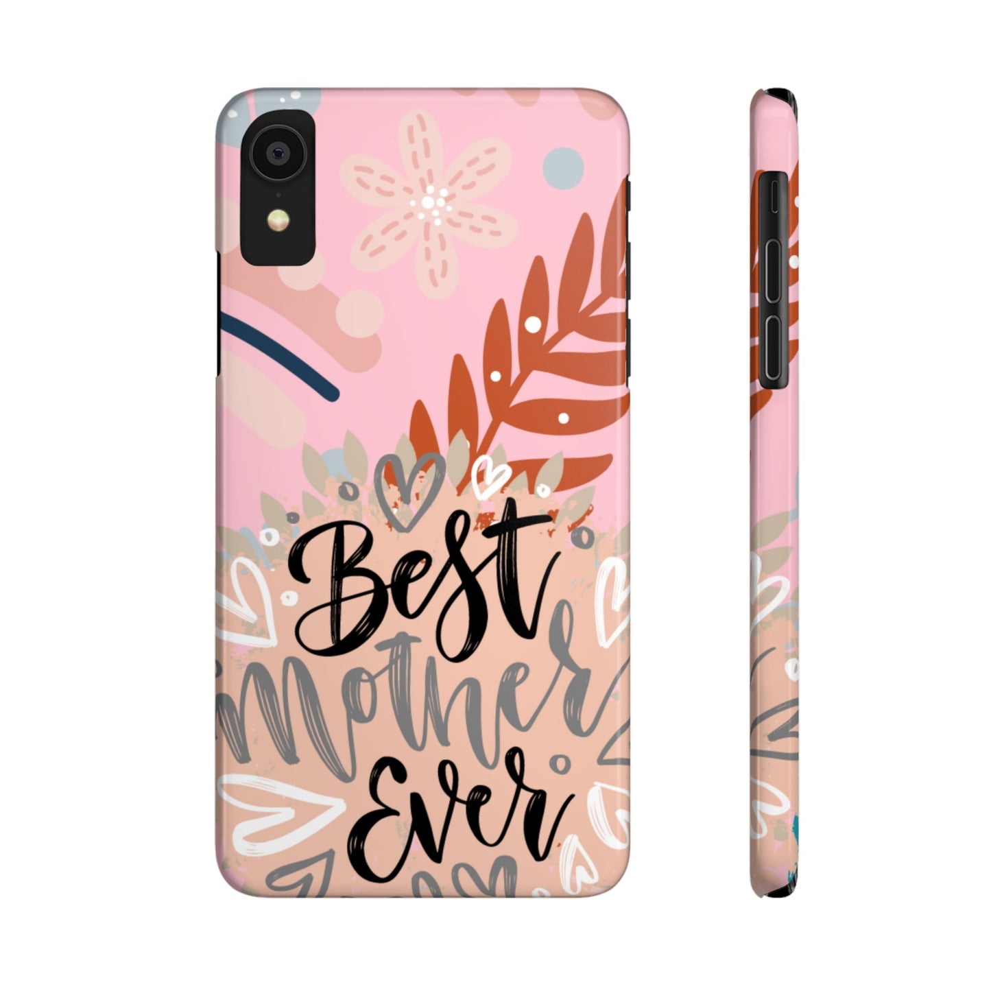 Best Mother Ever Botanical iPhone Case - Stylish and Heartwarming Protective Cover - Eddy and Rita