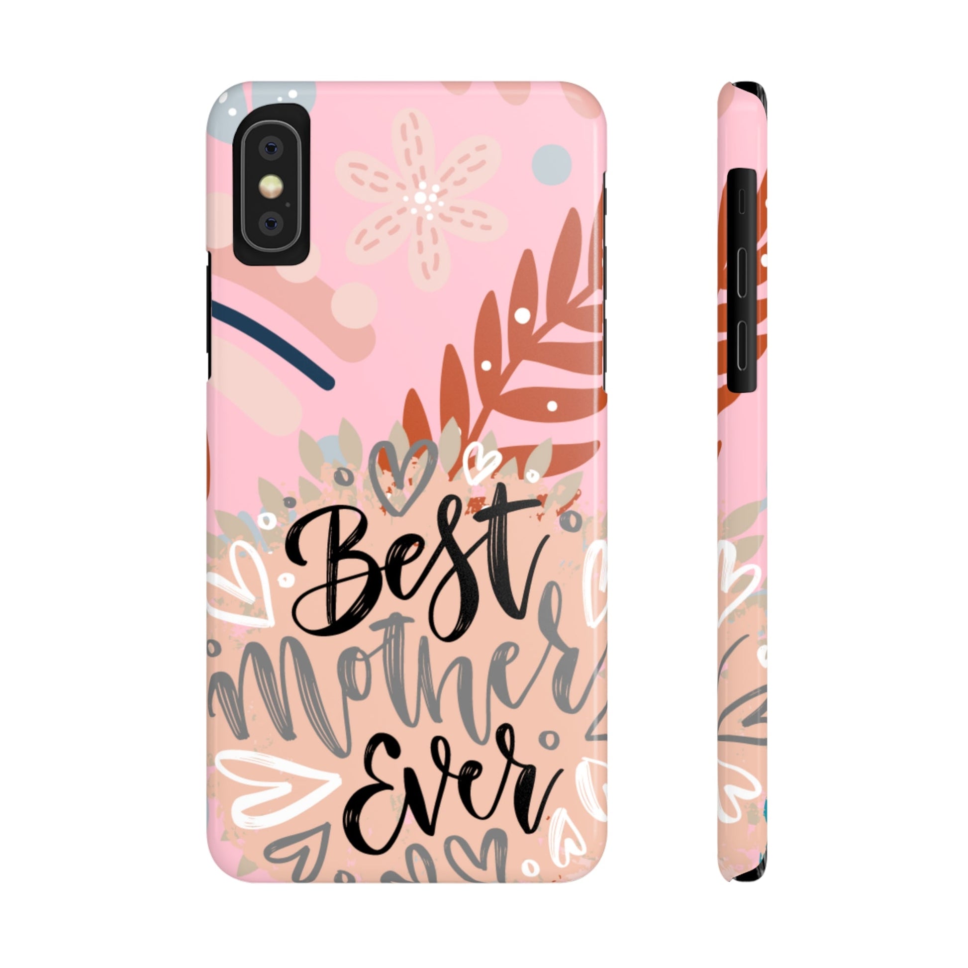 Best Mother Ever Botanical iPhone Case - Stylish and Heartwarming Protective Cover - Eddy and Rita