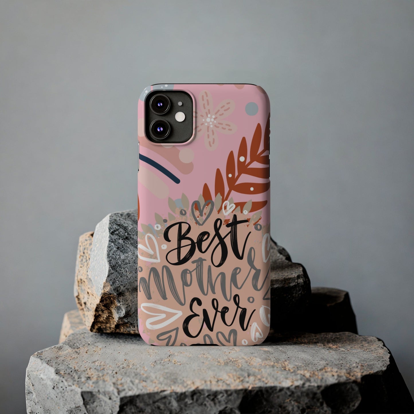 Best Mother Ever Botanical iPhone Case - Stylish and Heartwarming Protective Cover - Eddy and Rita