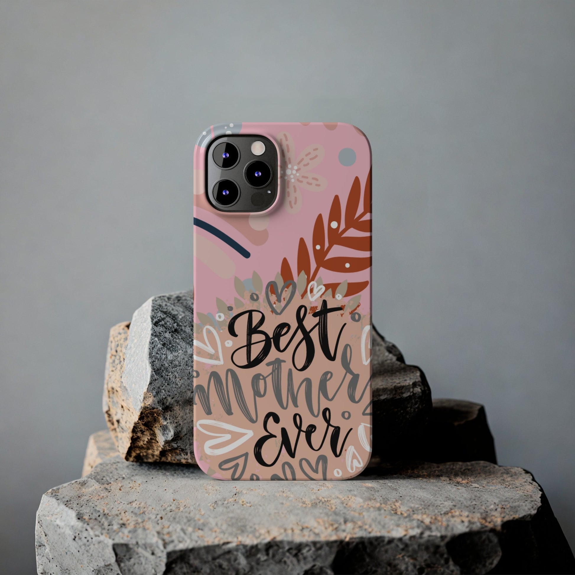 Best Mother Ever Botanical iPhone Case - Stylish and Heartwarming Protective Cover - Eddy and Rita