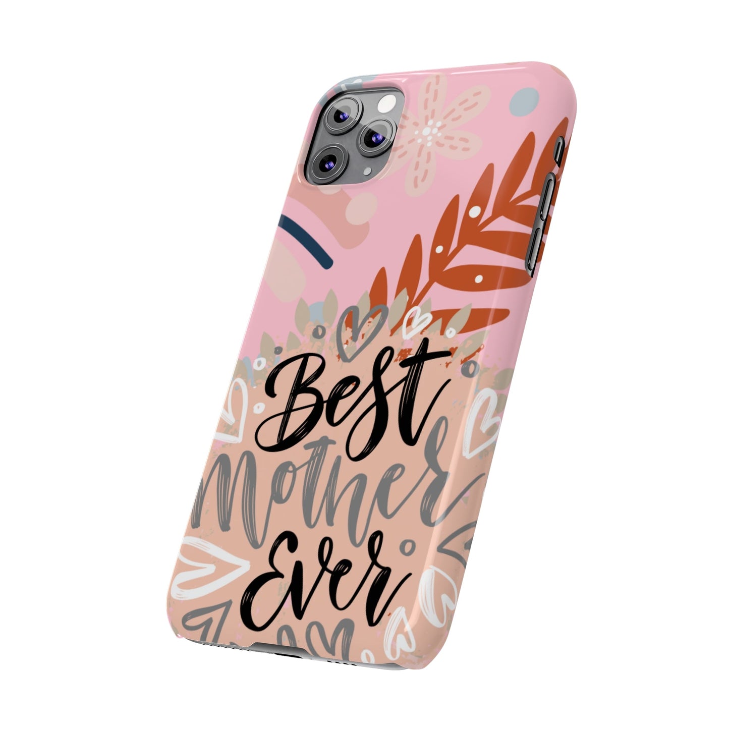 Best Mother Ever Botanical iPhone Case - Stylish and Heartwarming Protective Cover - Eddy and Rita