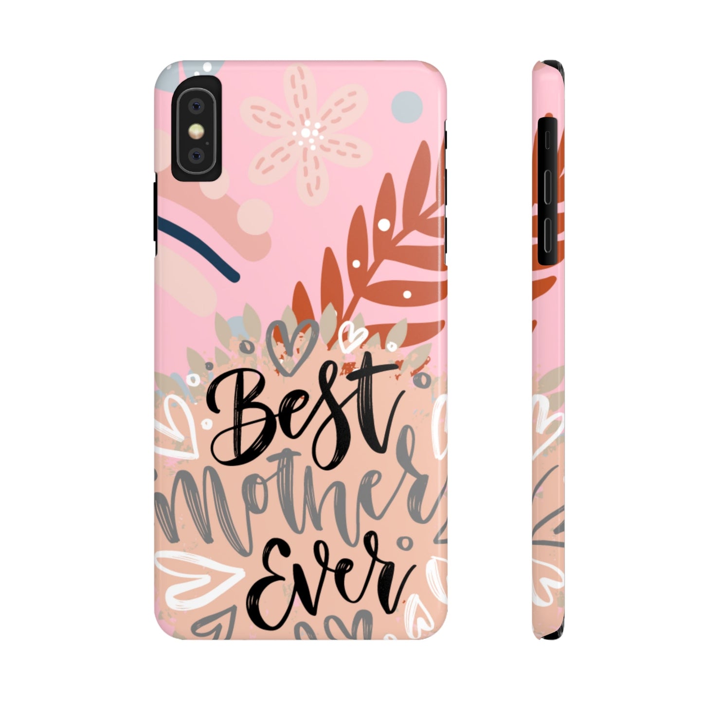 Best Mother Ever Botanical iPhone Case - Stylish and Heartwarming Protective Cover - Eddy and Rita