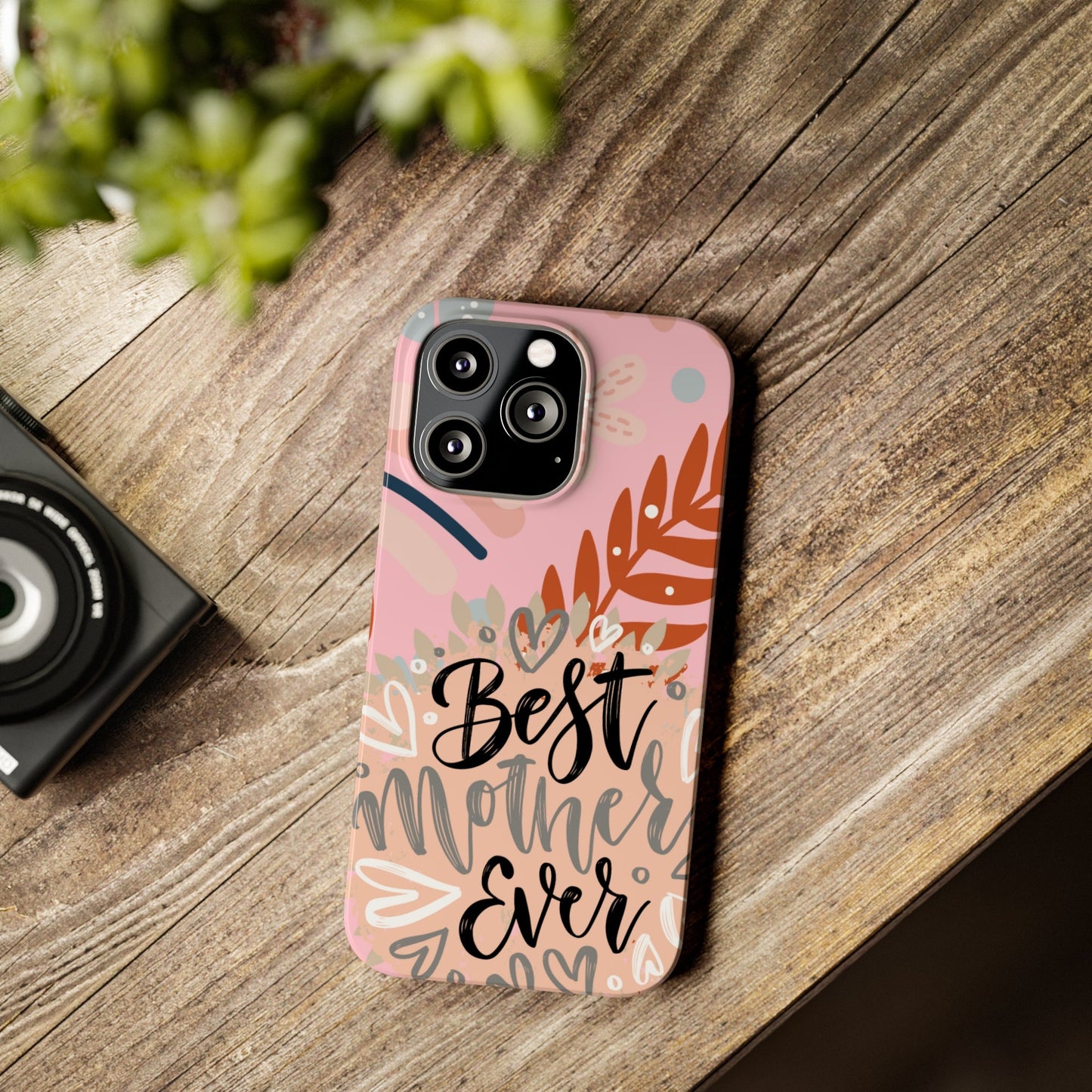 Best Mother Ever Botanical iPhone Case - Stylish and Heartwarming Protective Cover - Eddy and Rita