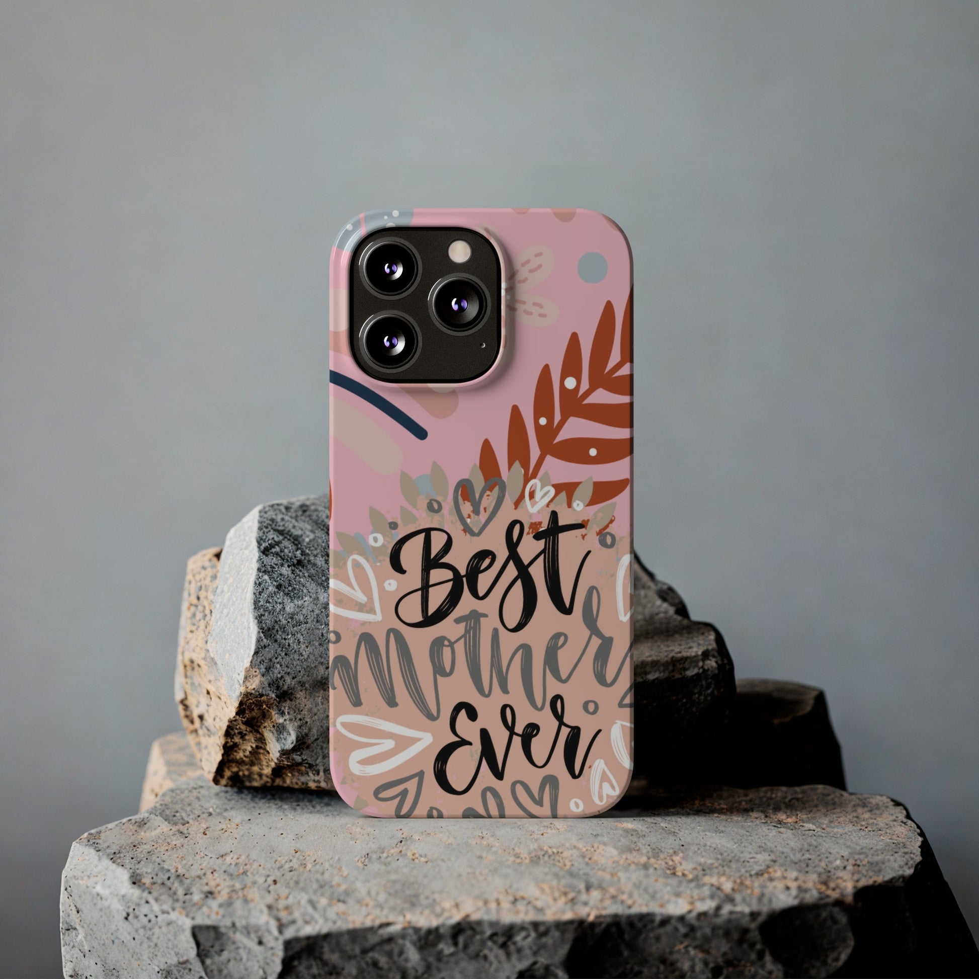 Best Mother Ever Botanical iPhone Case - Stylish and Heartwarming Protective Cover - Eddy and Rita