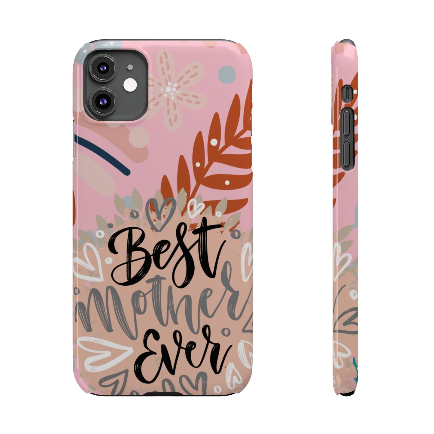 Best Mother Ever Botanical iPhone Case - Stylish and Heartwarming Protective Cover - Eddy and Rita