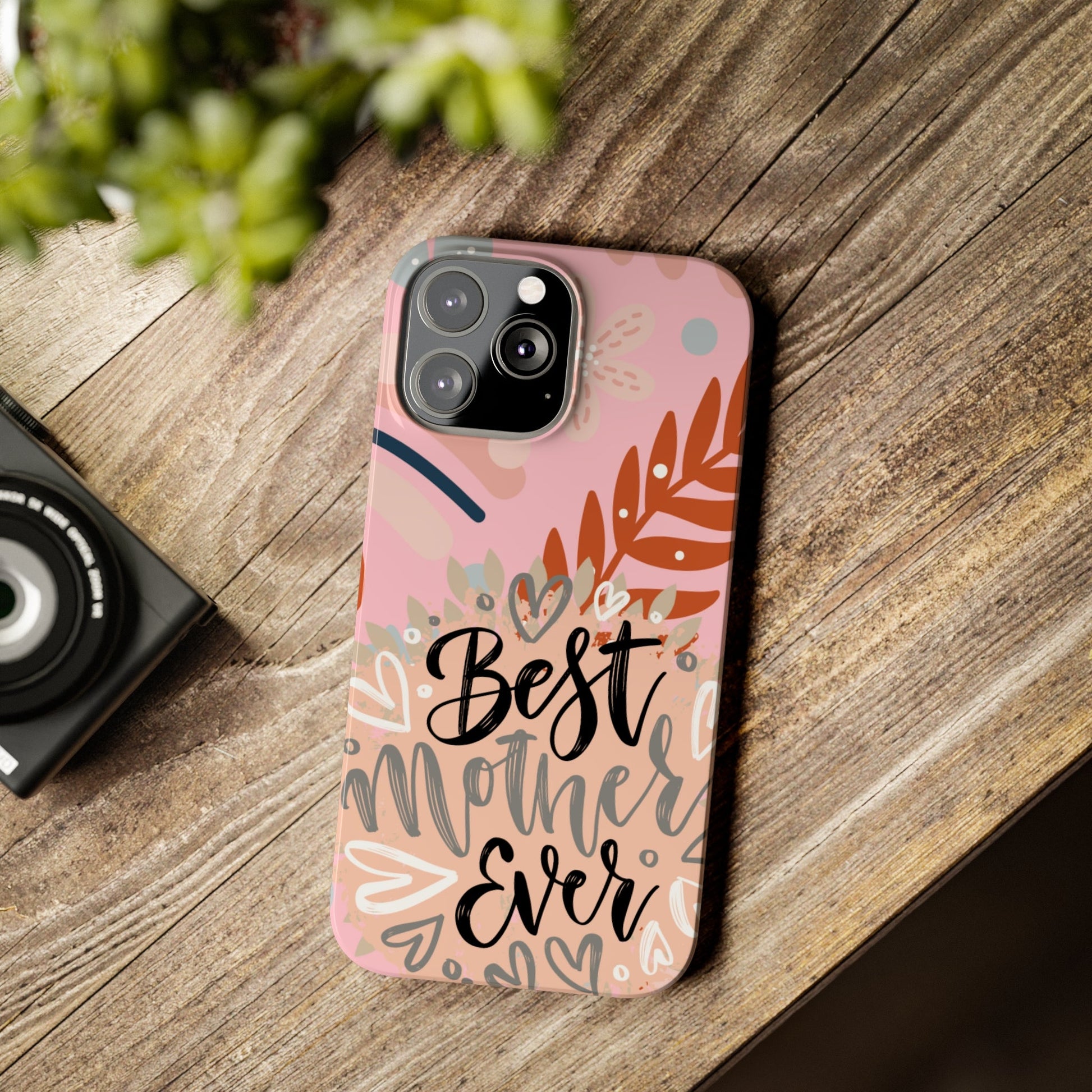 Best Mother Ever Botanical iPhone Case - Stylish and Heartwarming Protective Cover - Eddy and Rita