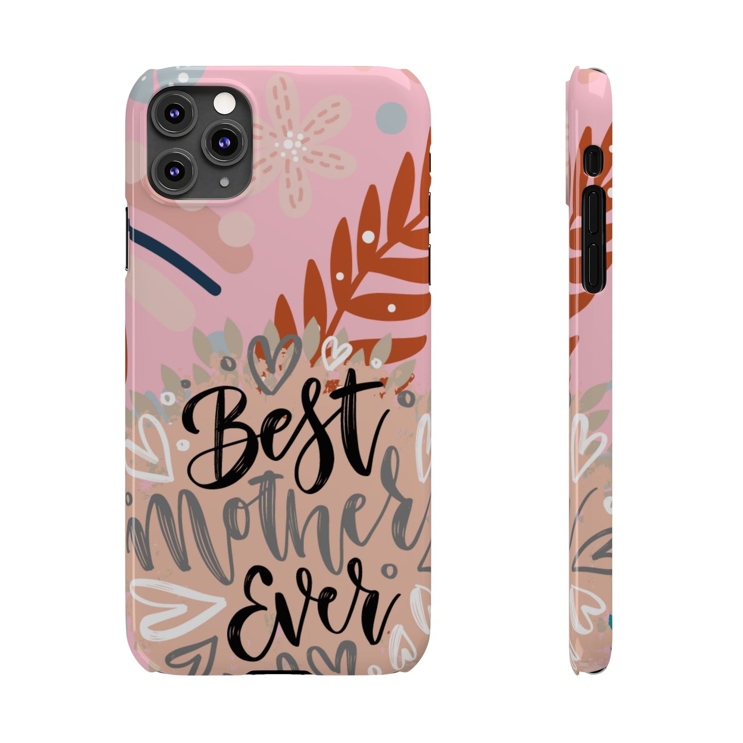 Best Mother Ever Botanical iPhone Case - Stylish and Heartwarming Protective Cover - Eddy and Rita