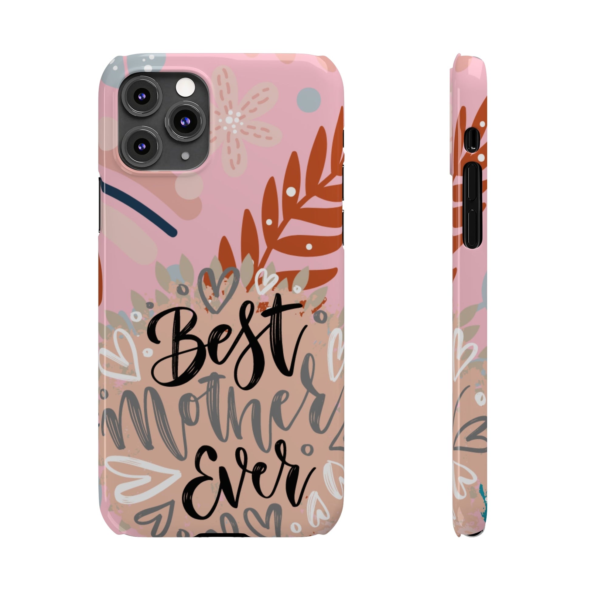 Best Mother Ever Botanical iPhone Case - Stylish and Heartwarming Protective Cover - Eddy and Rita