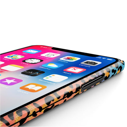 Bright Leopard 'MAMA' iPhone Case - Stylish and Vibrant Protective Cover for Moms - Eddy and Rita