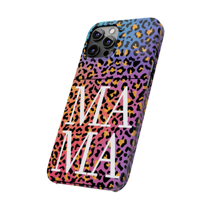 Bright Leopard 'MAMA' iPhone Case - Stylish and Vibrant Protective Cover for Moms - Eddy and Rita