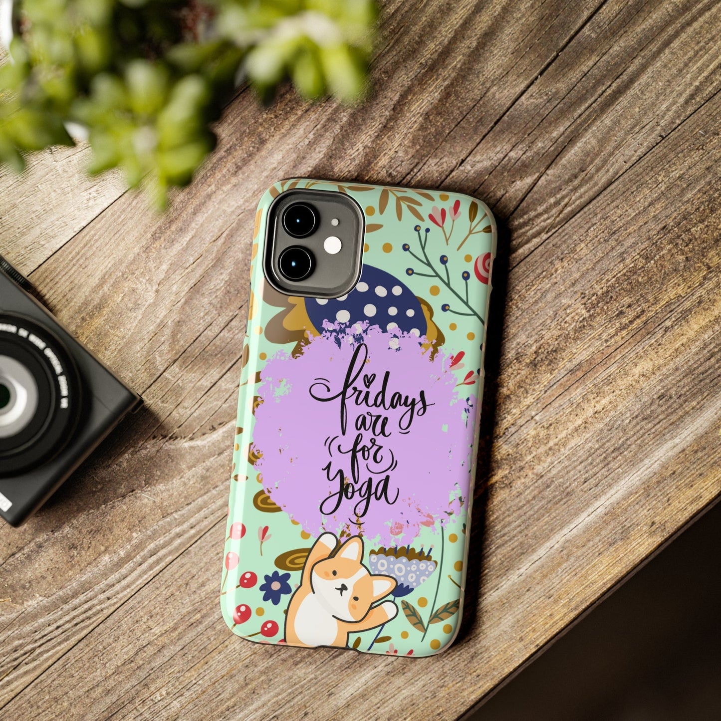 Fridays Are for Yoga Inspirational Cell Phone Case - Zen Lifestyle Cover - Eddy and Rita