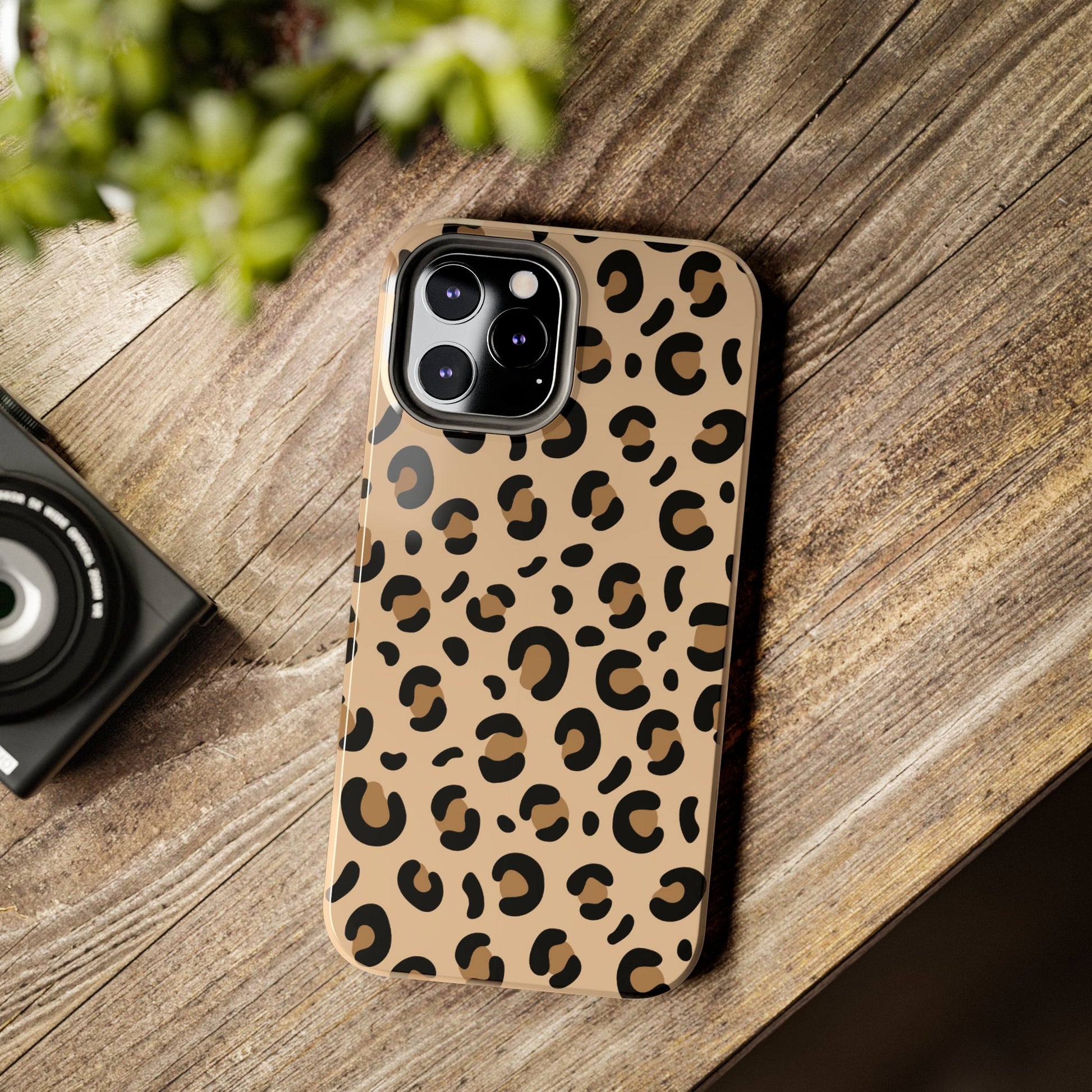 Leopard Print Stylish Cell Phone Case - Trendy and Fashionable Cover - Eddy and Rita