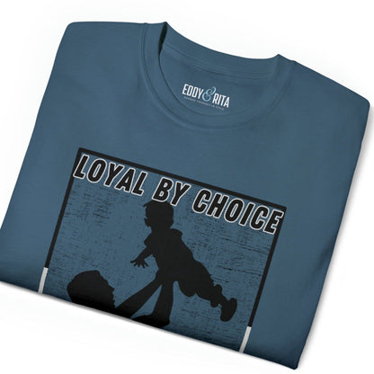 Loyal by Choice: Father and Child Bond Men's Tee - Eddy and Rita