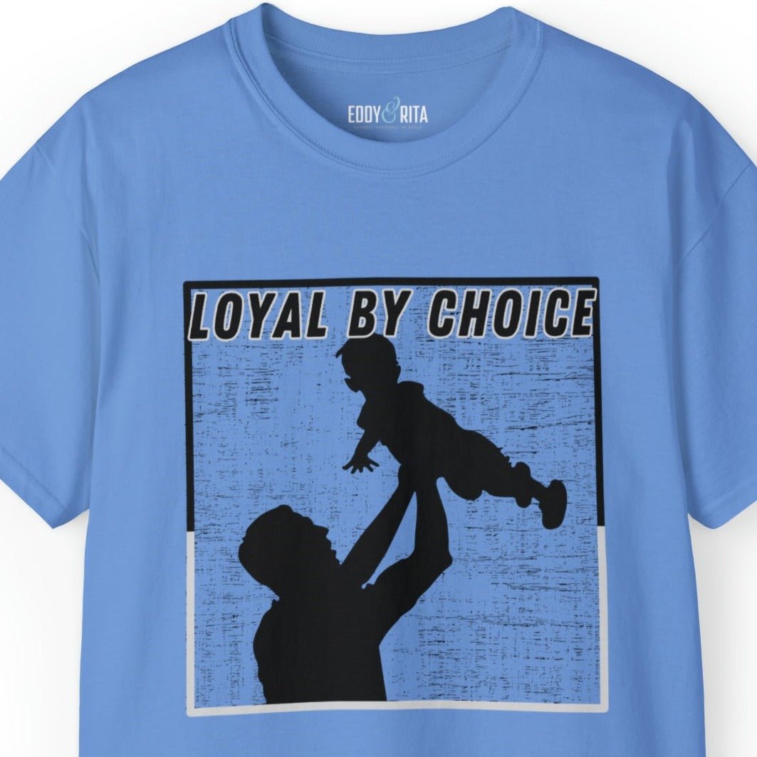 Loyal by Choice: Father and Child Bond Men's Tee - Eddy and Rita