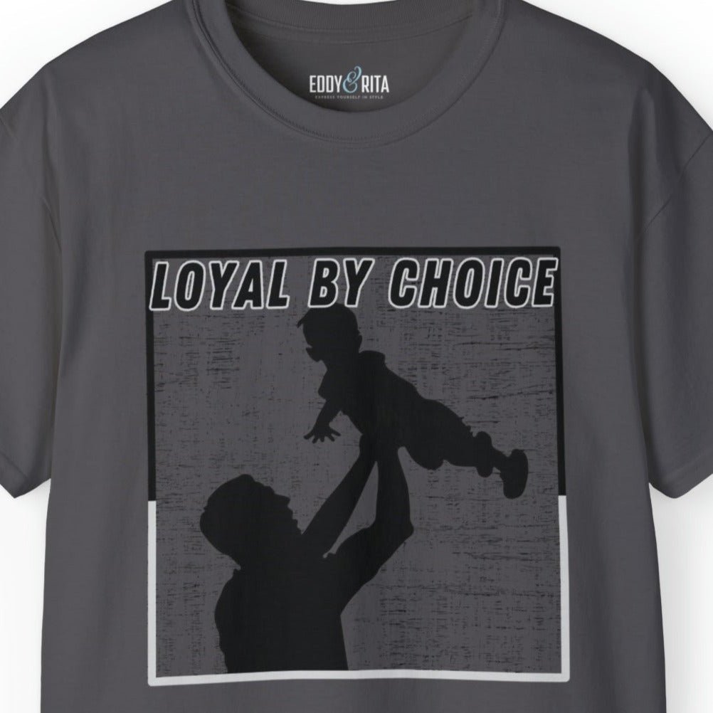 Loyal by Choice: Father and Child Bond Men's Tee - Eddy and Rita