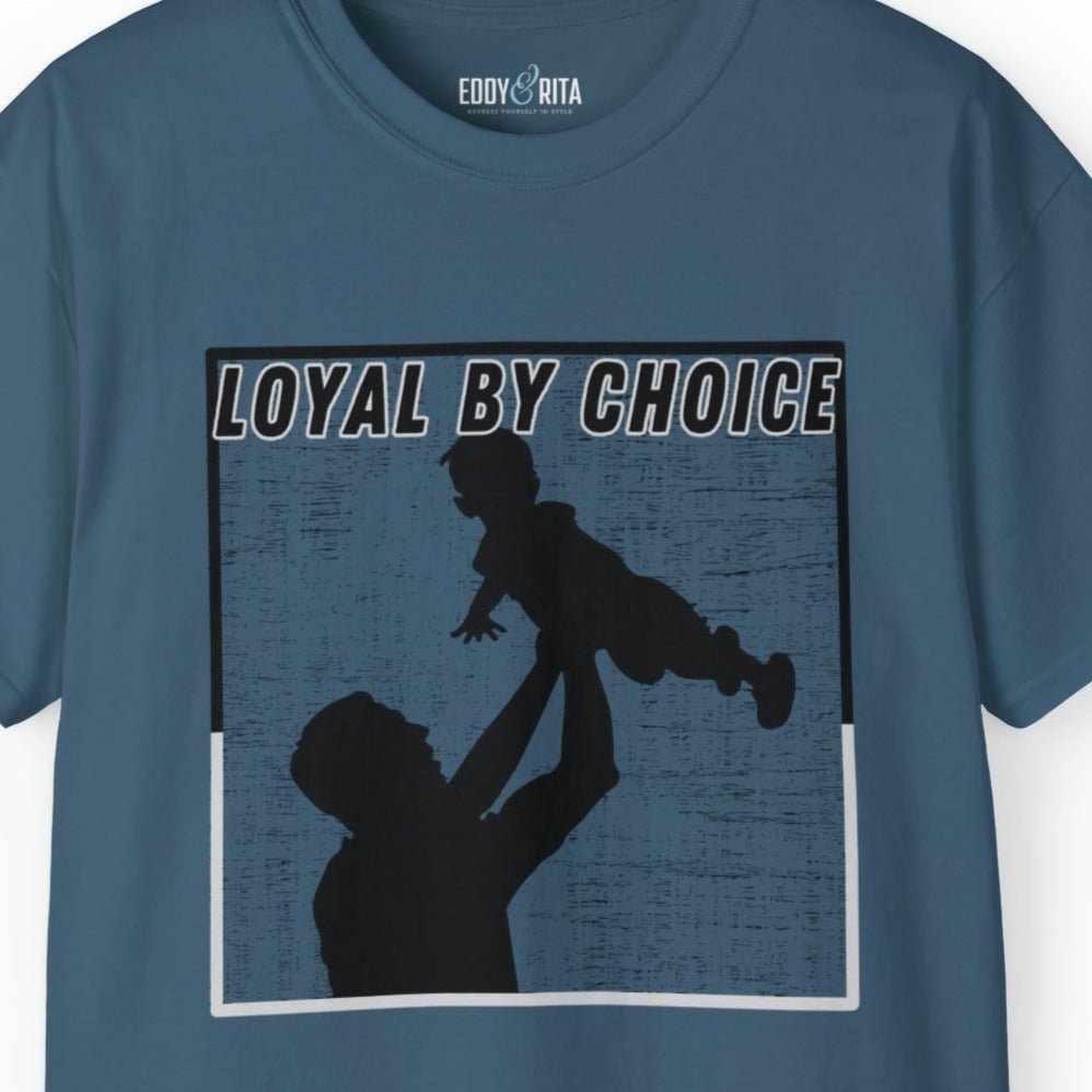 Loyal by Choice: Father and Child Bond Men's Tee - Eddy and Rita