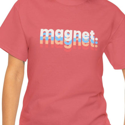 Multicolor 'Magnet' Women's Short Sleeve Tee - Vibrant and Eye-Catching T-Shirt Design - Eddy and Rita