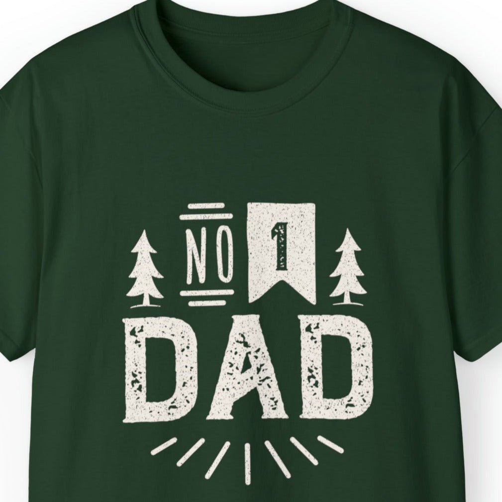 Number 1 Dad Men's Tee - Proud Father's Day T-Shirt - Eddy and Rita