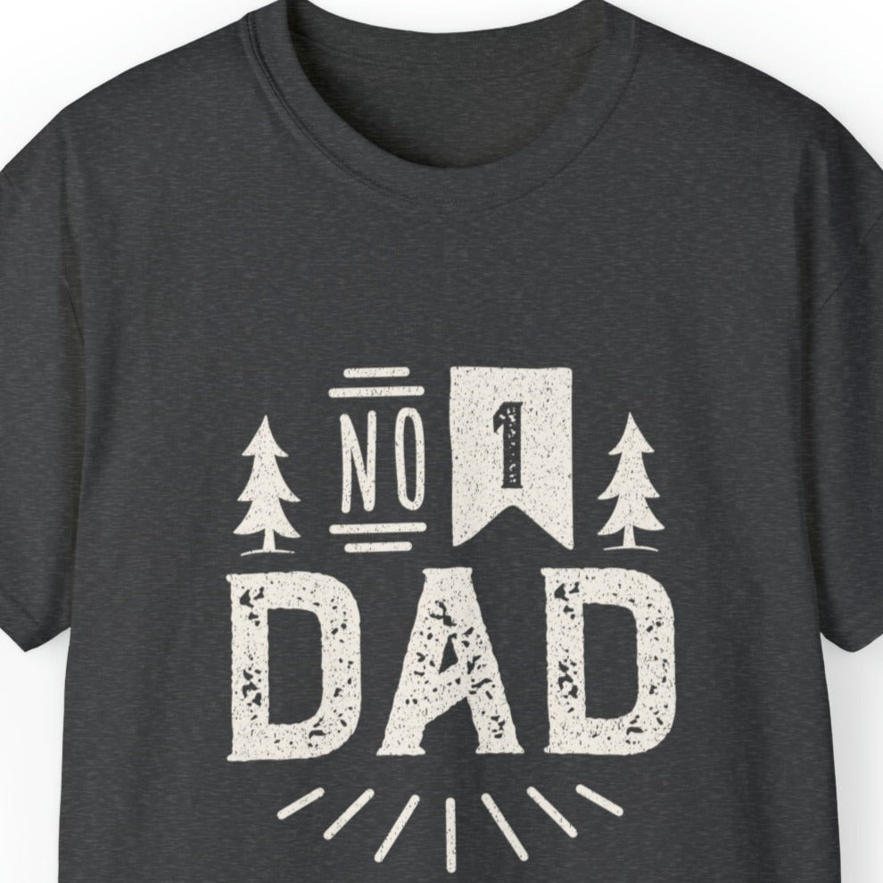 Number 1 Dad Men's Tee - Proud Father's Day T-Shirt - Eddy and Rita