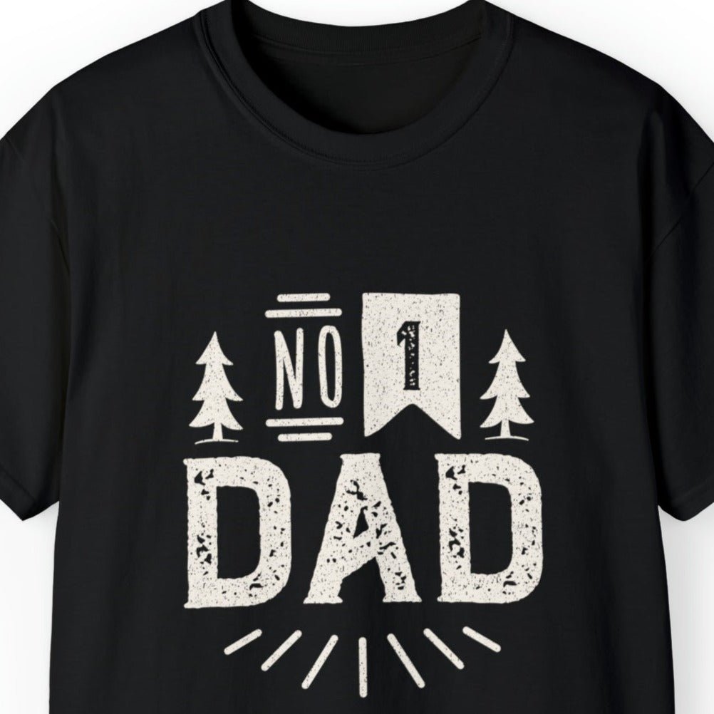 Number 1 Dad Men's Tee - Proud Father's Day T-Shirt - Eddy and Rita