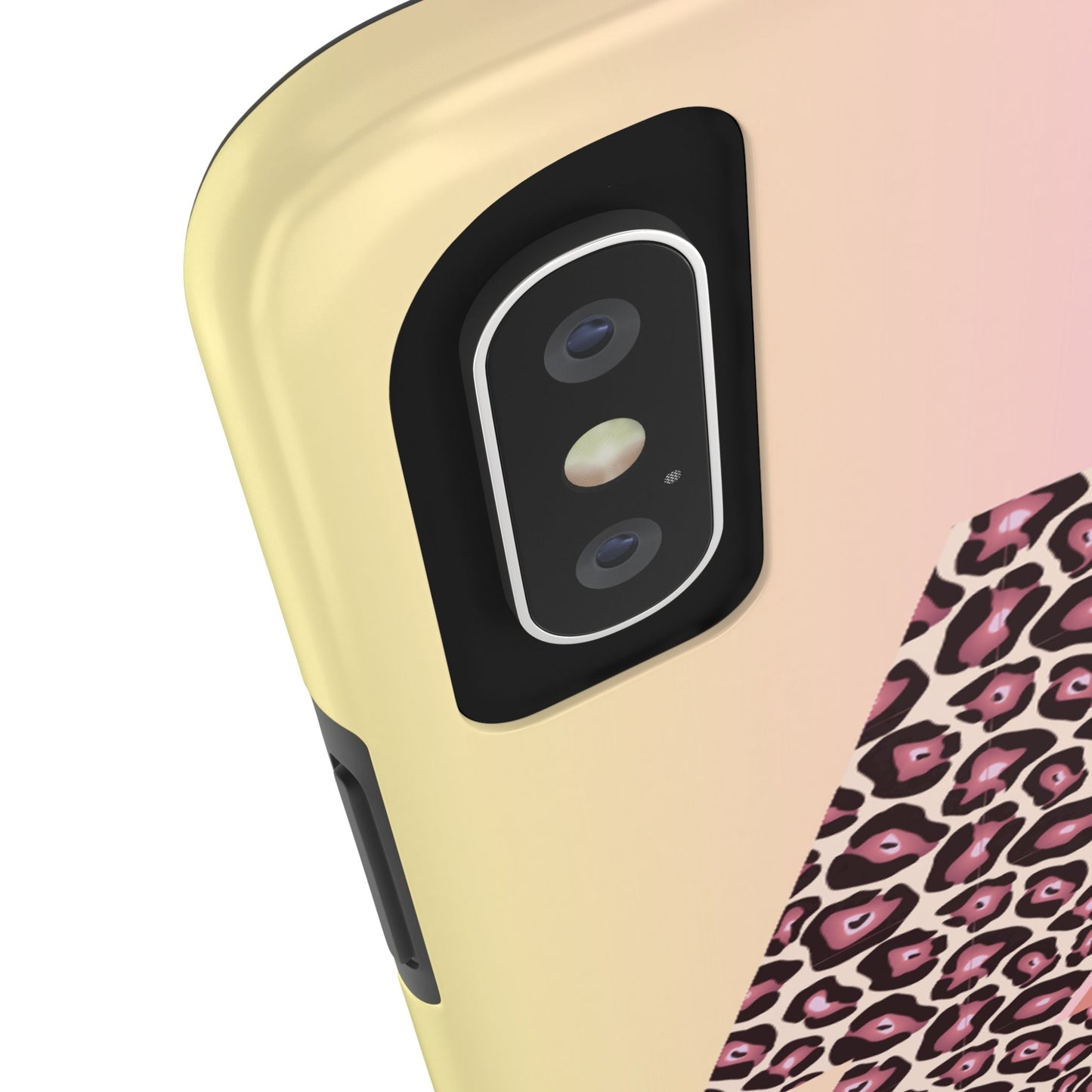 Stylish Pink Leopard Lightning Bolt Cell Phone Cover: Fashion Meets Protection - Eddy and Rita