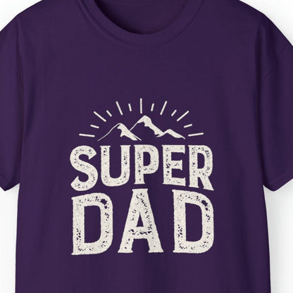 Super Dad Men's Tee - Mountain Landscape Father's Day T-Shirt - Eddy and Rita