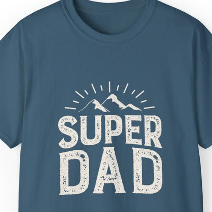 Super Dad Men's Tee - Mountain Landscape Father's Day T-Shirt - Eddy and Rita