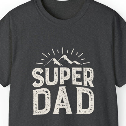 Super Dad Men's Tee - Mountain Landscape Father's Day T-Shirt - Eddy and Rita