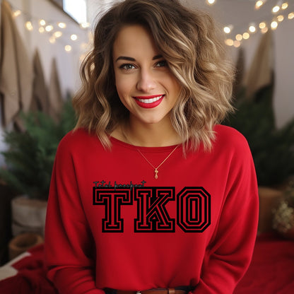 Unisex TKO Total Knockout Graphic Sweatshirt – Stylish and Comfortable - Eddy and Rita