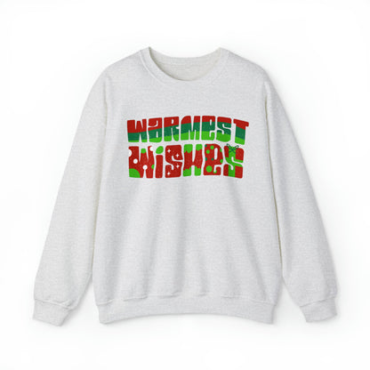 Warmest Wishes Women's Red and Green Sweatshirt - Eddy and Rita