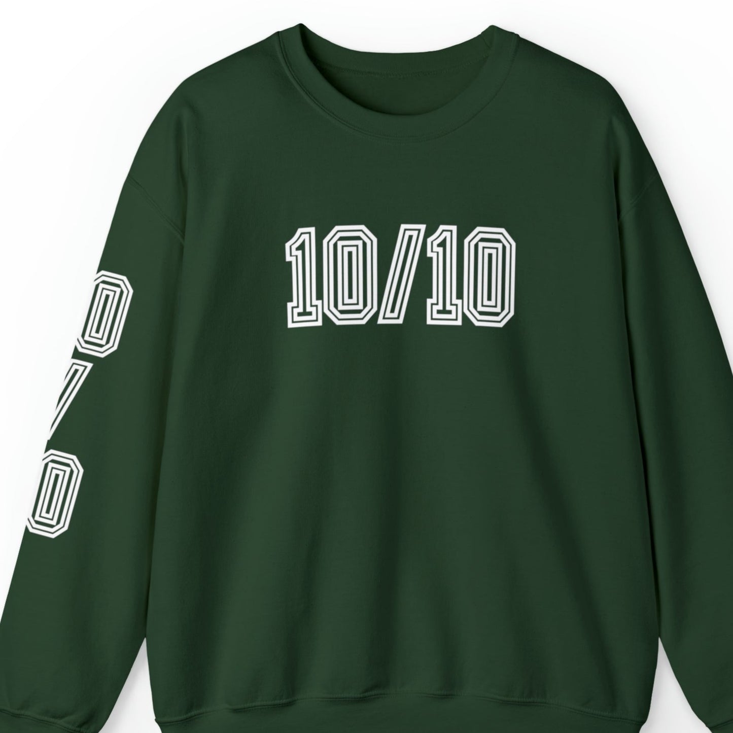 Women's '10/10' Excellence Sweatshirt with Stylish Sleeve Detail - Eddy and Rita