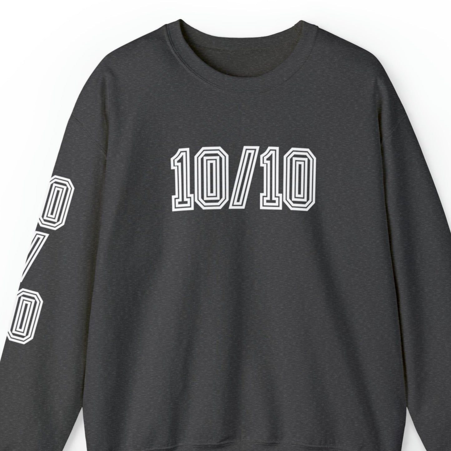 Women's '10/10' Excellence Sweatshirt with Stylish Sleeve Detail - Eddy and Rita