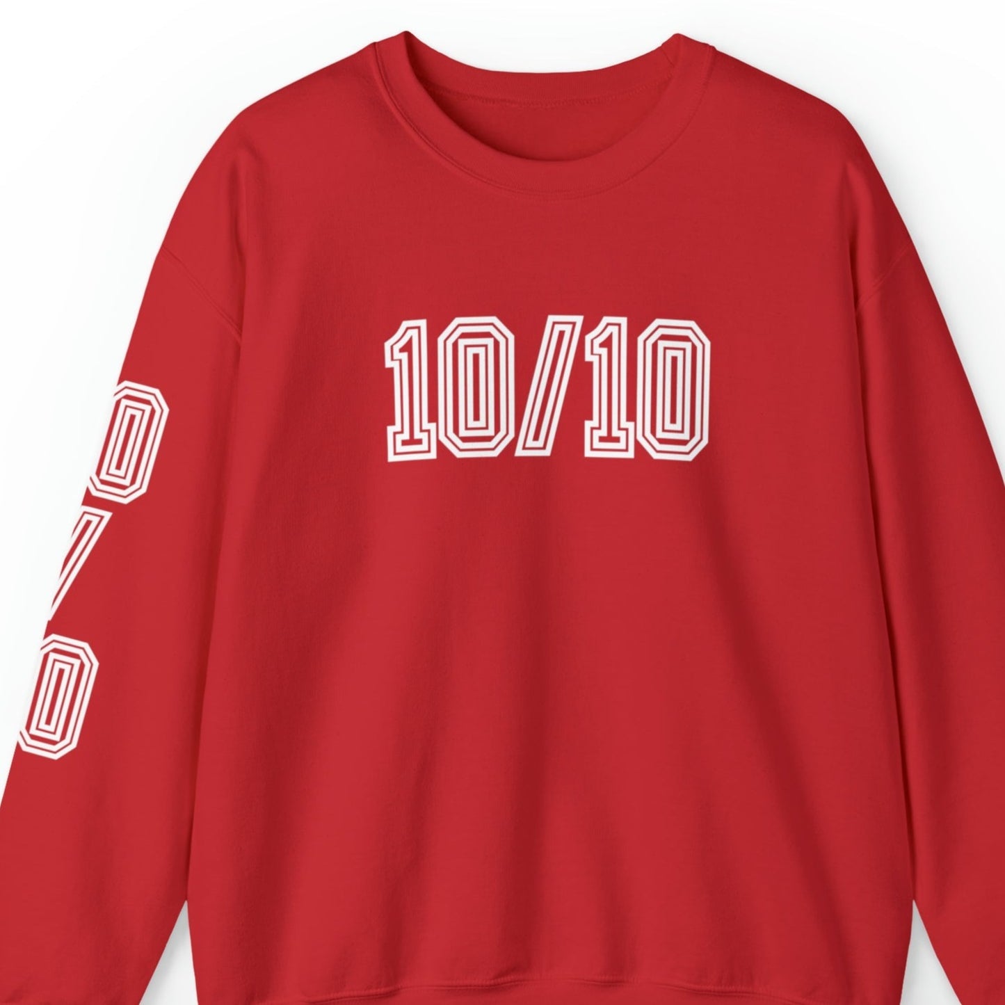 Women's '10/10' Excellence Sweatshirt with Stylish Sleeve Detail - Eddy and Rita