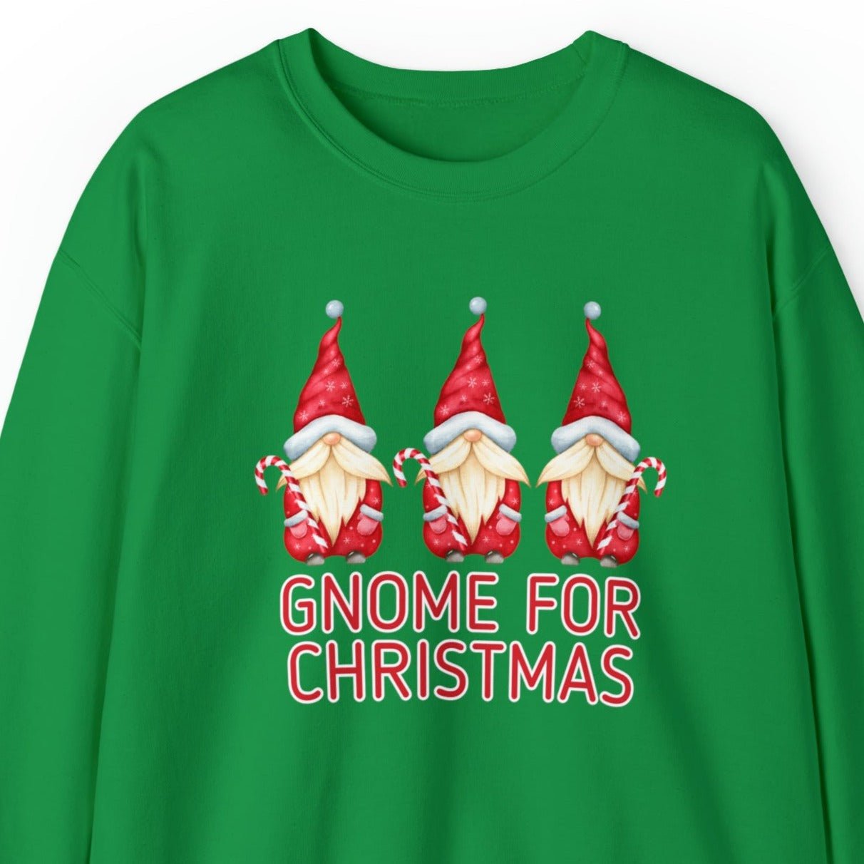 Women's 'Gnome for Christmas' Sweatshirt - Festive Holiday Gnomes Design - Eddy and Rita