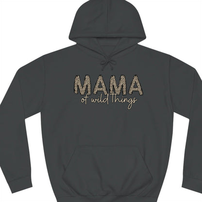 Women's Leopard Print 'MAMA of Wild Things' Hoodie Sweatshirt - Eddy and Rita