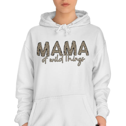 Women's Leopard Print 'MAMA of Wild Things' Hoodie Sweatshirt - Eddy and Rita