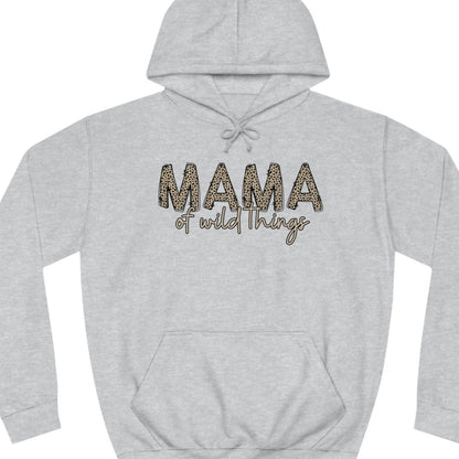 Women's Leopard Print 'MAMA of Wild Things' Hoodie Sweatshirt - Eddy and Rita